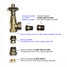 T-TRV-029-AG-OEB-ADAPTORS - Arlington Traditional TRV Angled Old English Brass Thermostatic Radiator Valves With Sleeves T-TRV-029-AG-OEB-ADAPTORS - Arlington Traditional TRV Angled Old English Brass Thermostatic Radiator Valves With Sleeves
